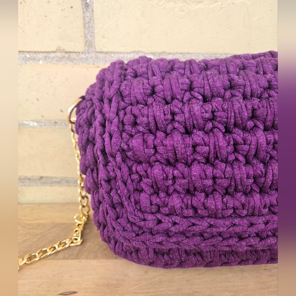 Hand Crafted Crochet Bag - Picture 2 of 8